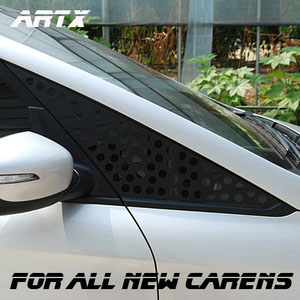 [ Carens 2014~ auto parts ] All New Carens A Piller 3D Carbon Febric Decal Sticker Made in Korea